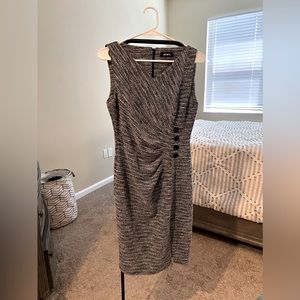 DKNY sleeveless dress grey